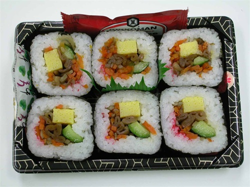 Fujisan Okami Spicy Surimi Roll Sushi - 6 Piece, Freshly Made Sushi