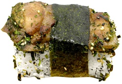 Musubi, Teri Chicken w/Furikake (Rice seasoning)